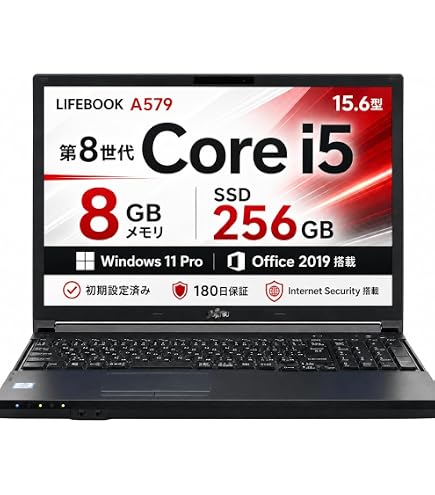Amazon.co.jp: 【整備済み品】ノートパソコン 富士通 LifeBook A579